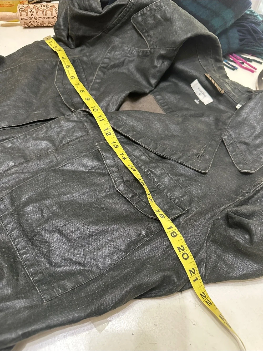 Nwots Billy Reid Waxed Jacket Medium